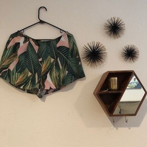 Show Me Your Mumu Peachy Palm Shorts - Size Large